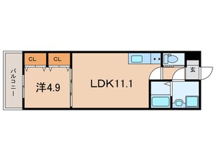 ジーメゾン大久保リベイルの物件間取画像